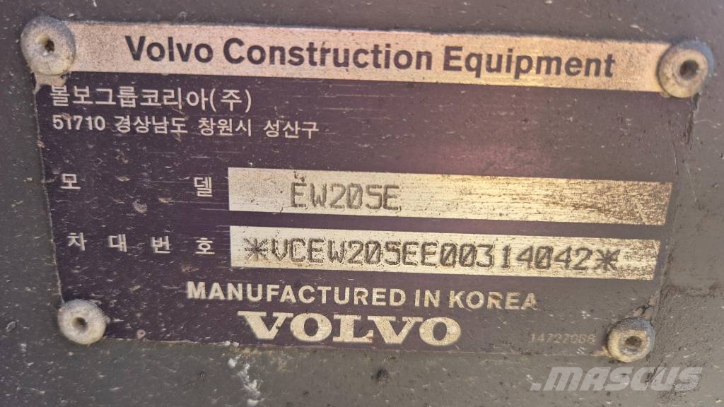 Volvo EW205E Hjulgrävare