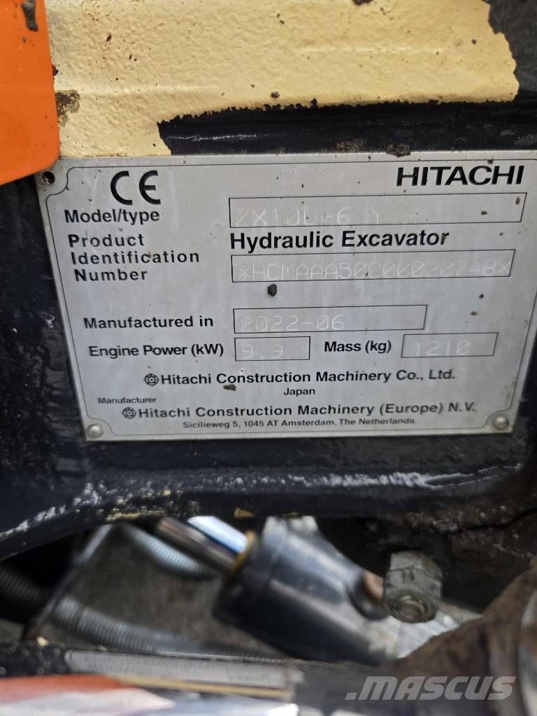 Hitachi ZX 10 U-6 YSR Miniescavadeiras < 7t (Mini escavadeiras)