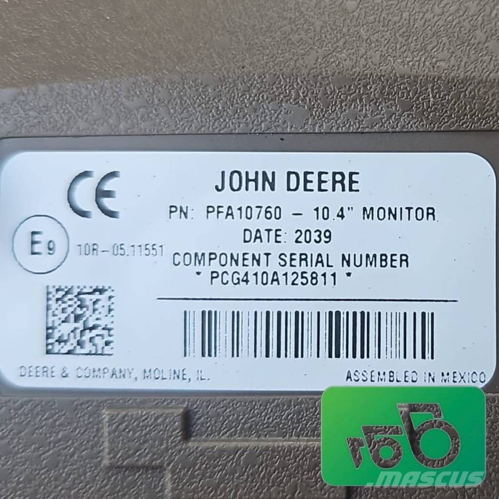 John Deere Console Armrest Joystick Monitor PFA10760 Chasís