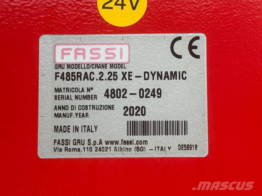 MAN TGS 35.470 Kipper + Kran Fassi F485 8x2 Camion benne