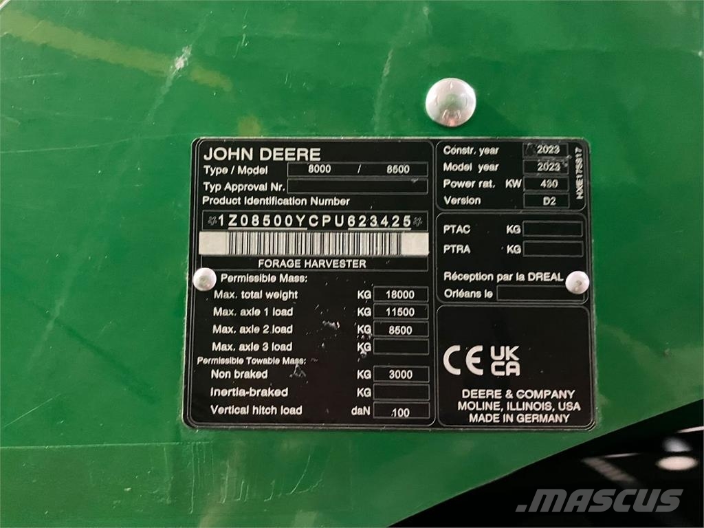 John Deere 8500i ProDrive 40Km/h Самоходни фуражири