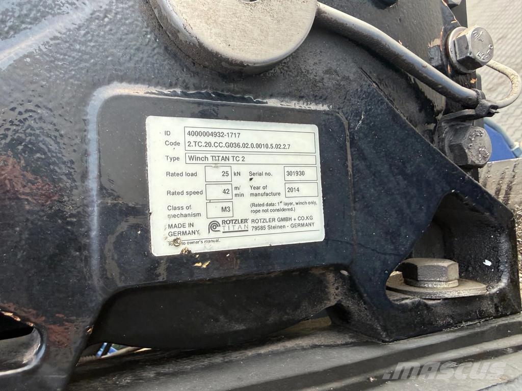 DAF CF 85.510 6x4 + AMCO VEBA 933-8S - 8x Hydraulisch A/T 크레인