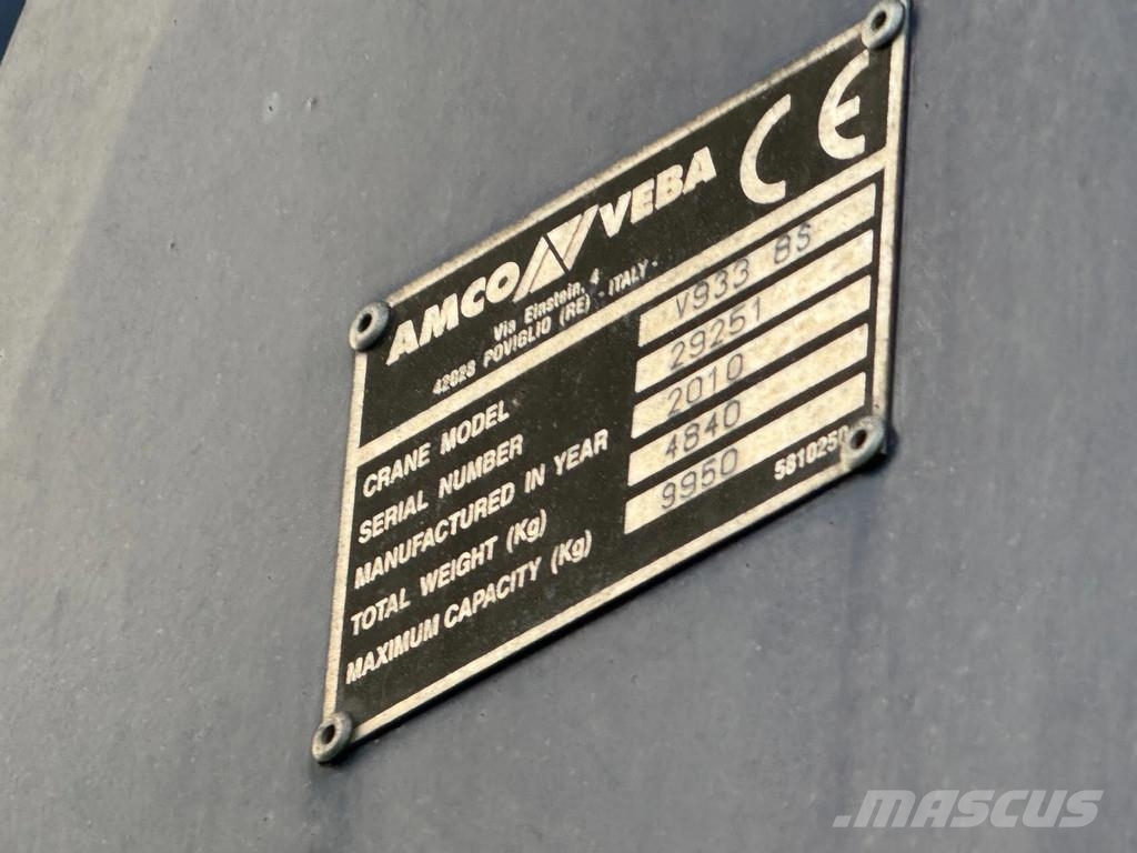 DAF CF 85.510 6x4 + AMCO VEBA 933-8S - 8x Hydraulisch A/T 크레인