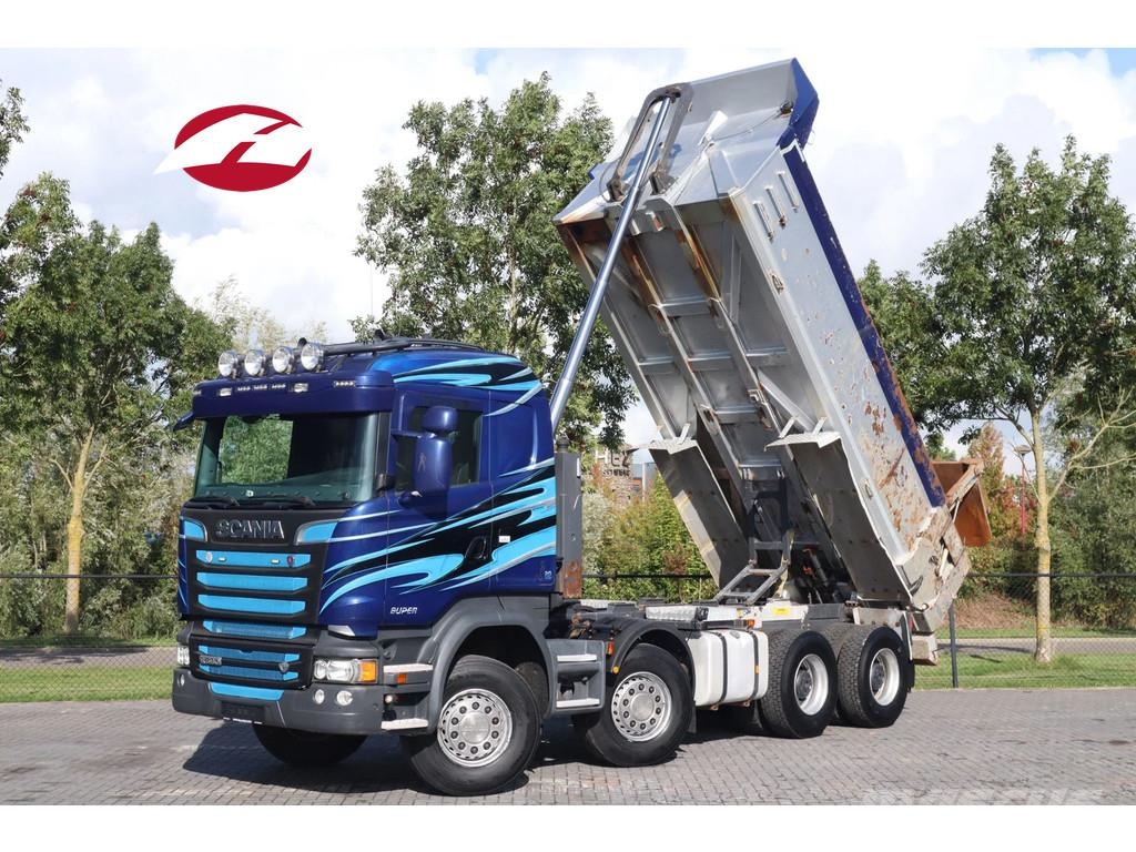 Scania R580 V8 | 8X4 | RETARDER | FULL STEEL | BIG AXLES Kiper tovornjaki