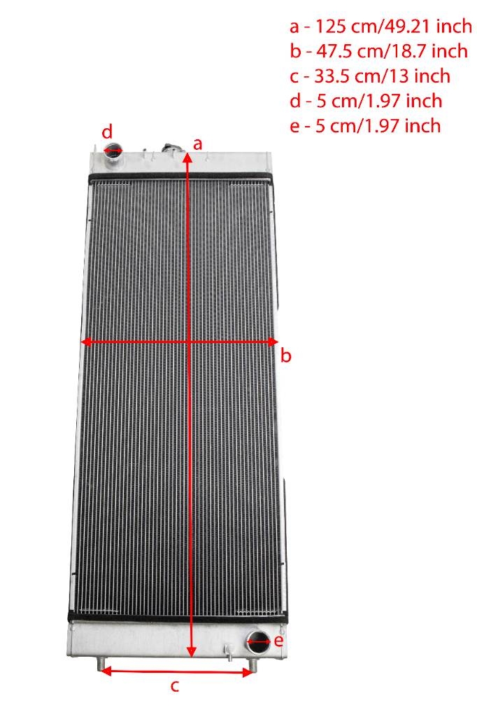 Komatsu Water Radiator 2A5-03-25641 2A50325641 Radiatoriai