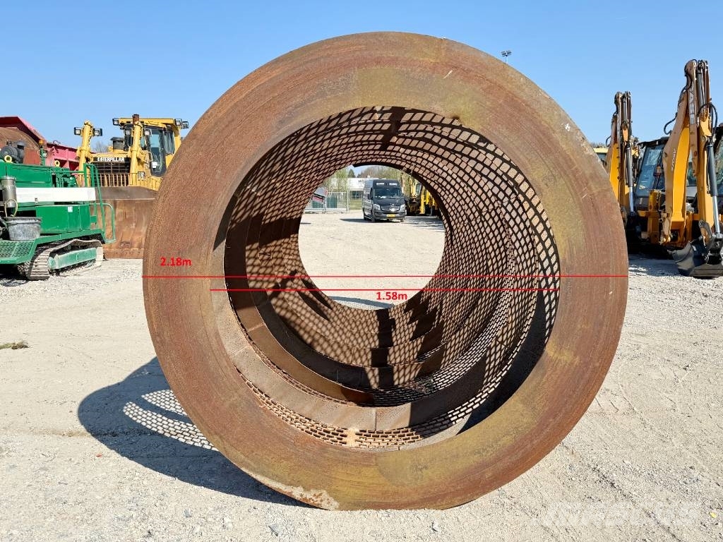 Terra Select T5 4x4 cm - Zeeftrommel / Siebtrommel / Drumscreen Trummlid