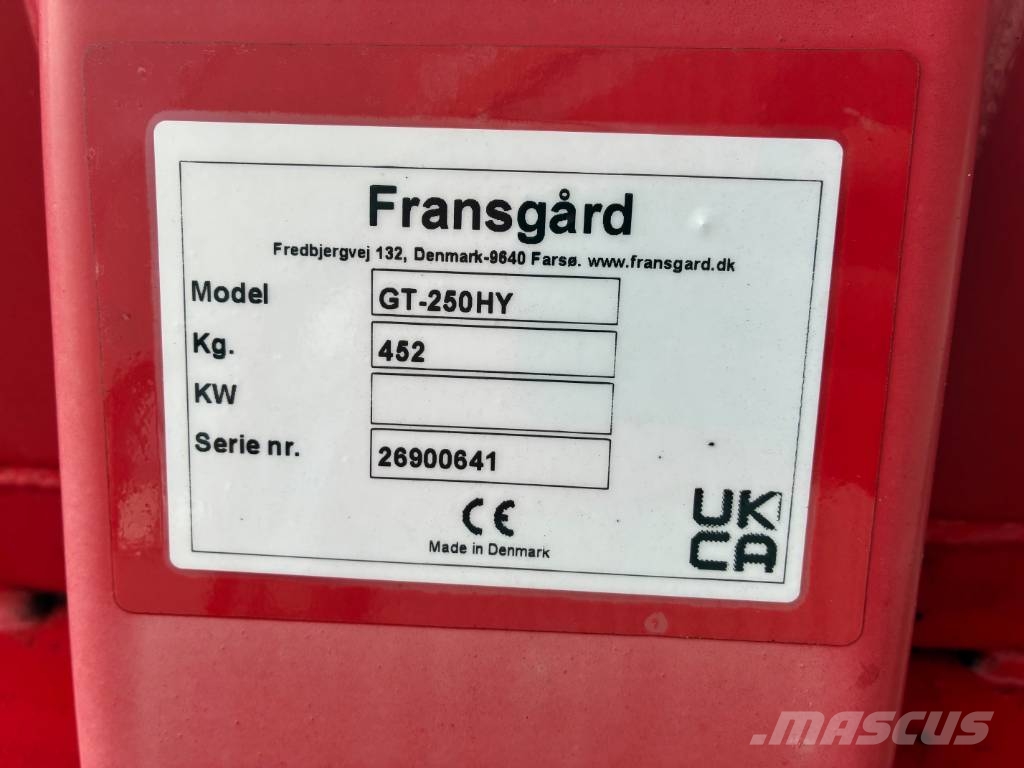 Fransgård GT 250 HY Grondschaven