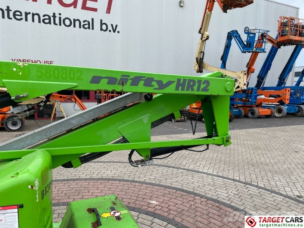 Niftylift HR12NDE Articulated HyBrid Boom Work Lift 1220cm Plataformas de braço compactas auto-propulsão