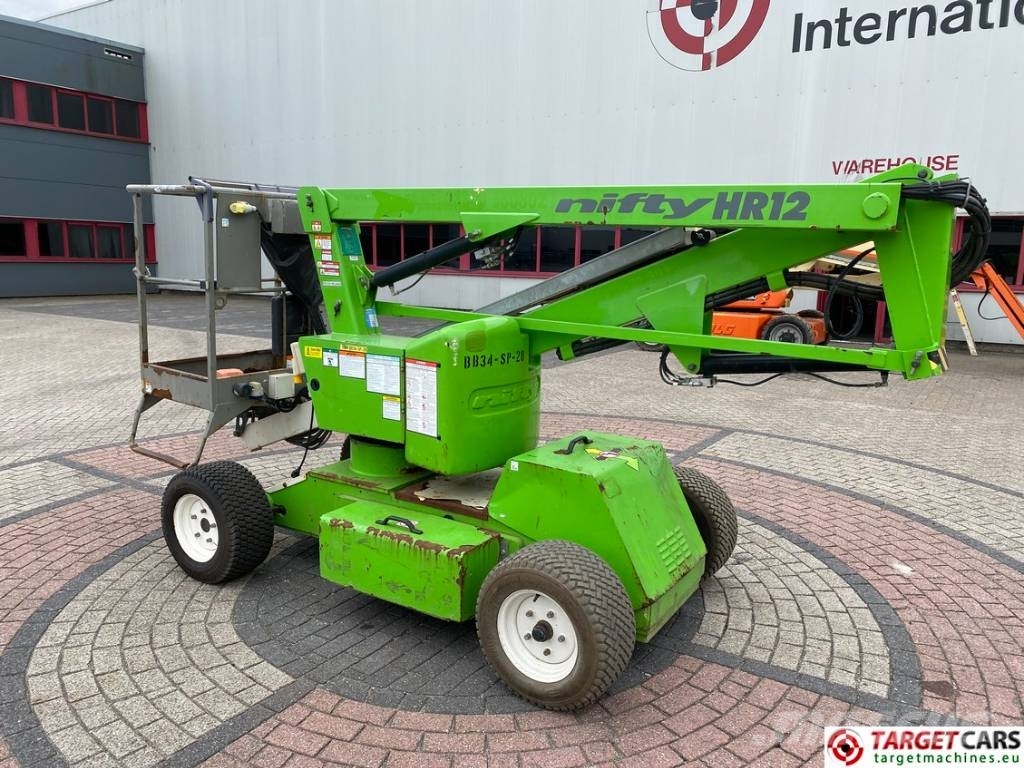 Niftylift HR12NDE Articulated HyBrid Boom Work Lift 1220cm Plataformas de braço compactas auto-propulsão
