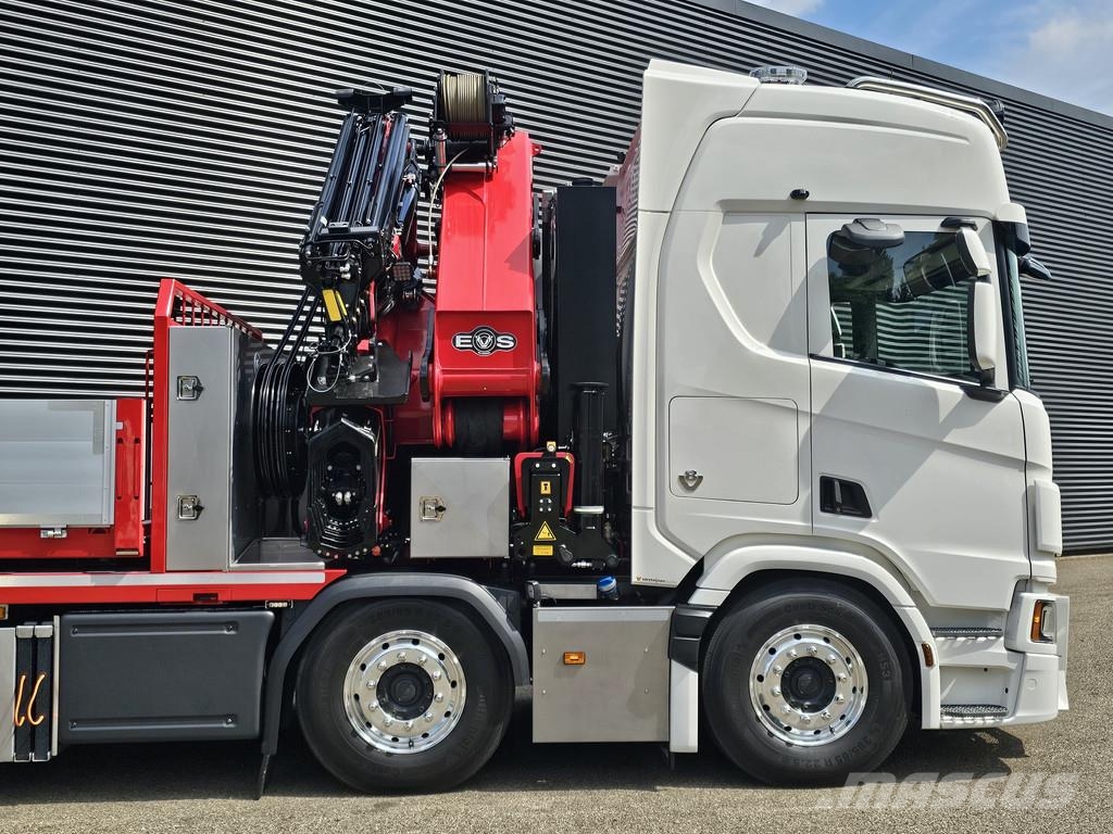 Scania R590 V8 8x2 / HMF 9520 CRANE - JIB - WINCH / TRACT Tahače