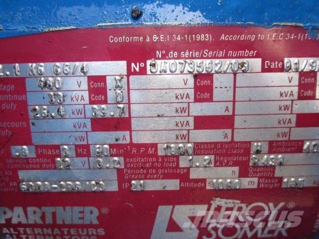 Leroy Somer Engine Deutz F4M 1011F Diesel generatoren