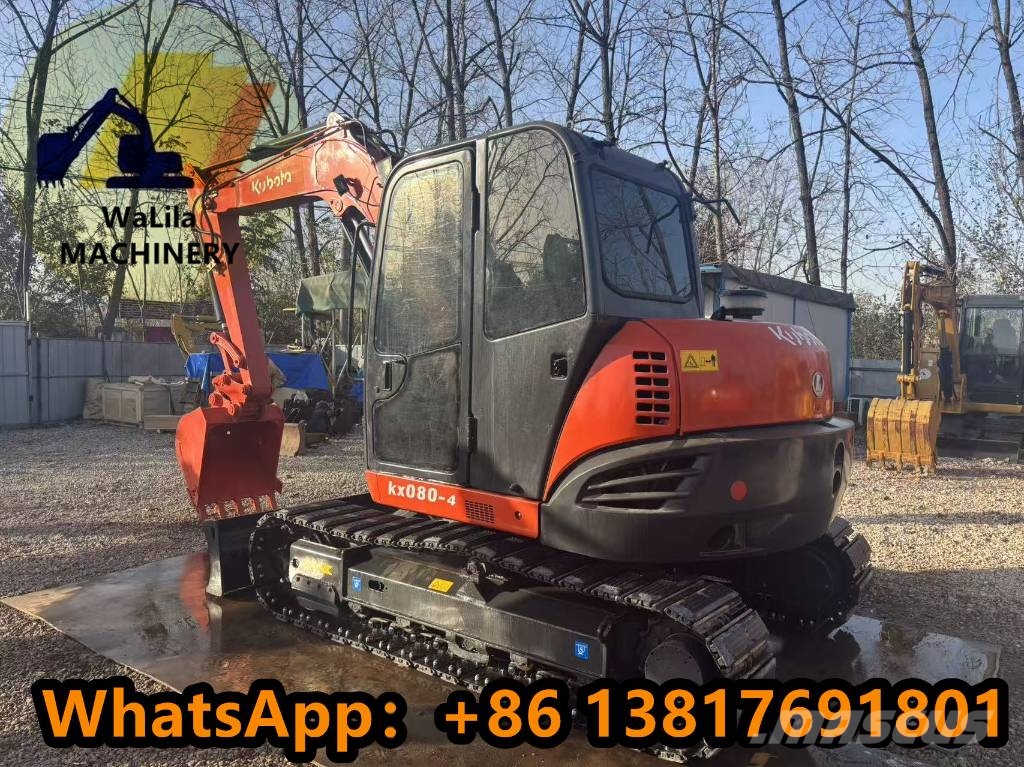 Kubota KX 080 Minigravere <7t