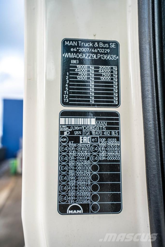 MAN TGX 18.470 XLX BLS+HYDR. Truck Tractor Units