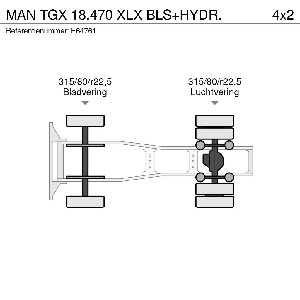 MAN TGX 18.470 XLX BLS+HYDR. Prime Movers