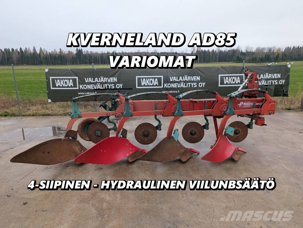 Kverneland AD85 Variomat 4-siipinen / Hydraulinen viilunsäätö محاريث تقليدية