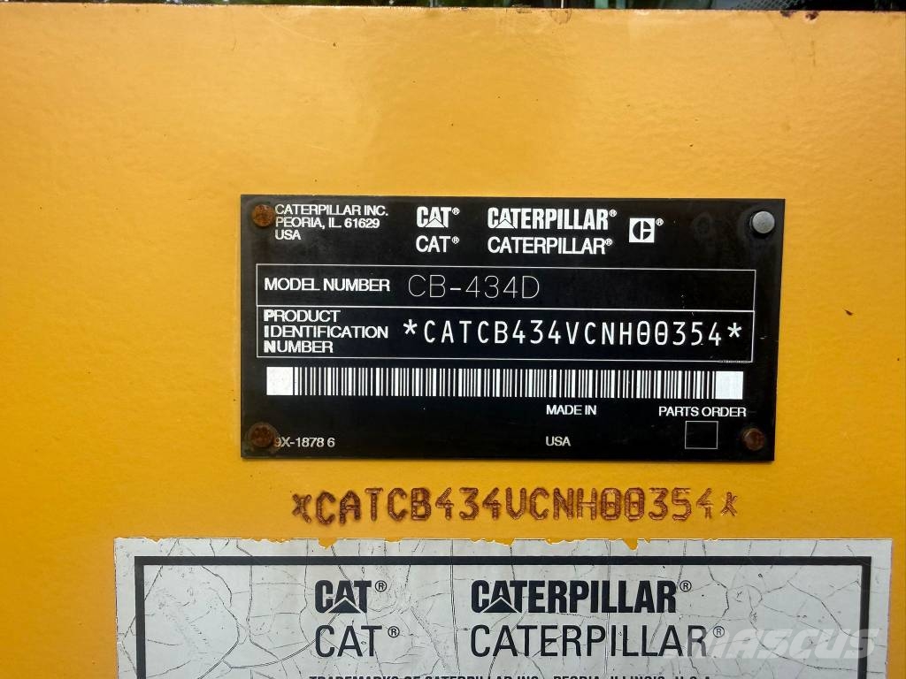 CAT CB 434 D Tandemwalzen