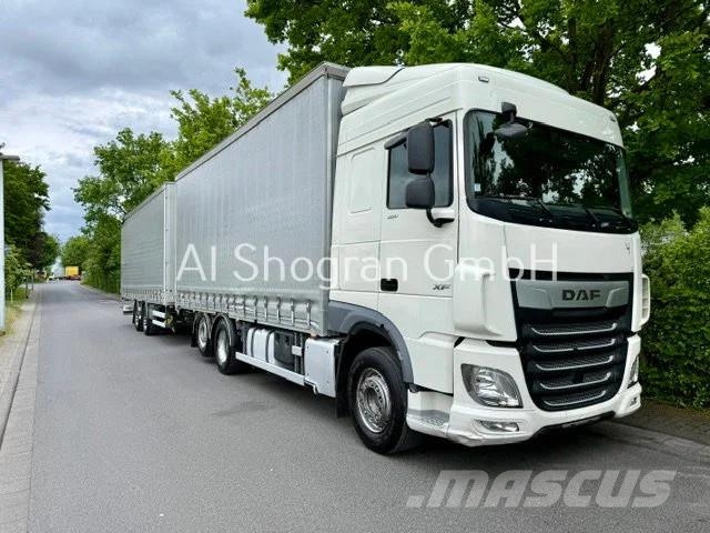 DAF XF 480 6x2/Standklima/Eu6d/Komplettzug Camiones de caja de lona