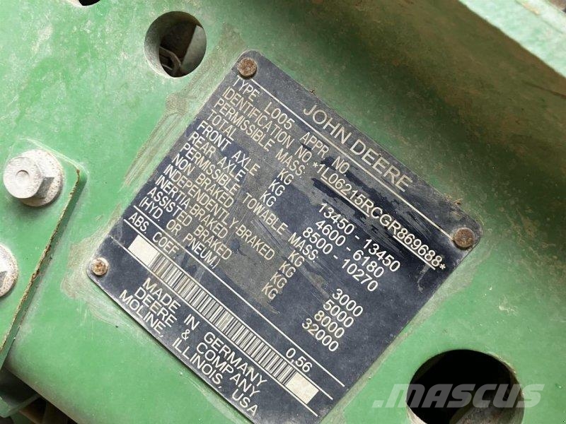 John Deere 6215R Tratores Agrícolas usados