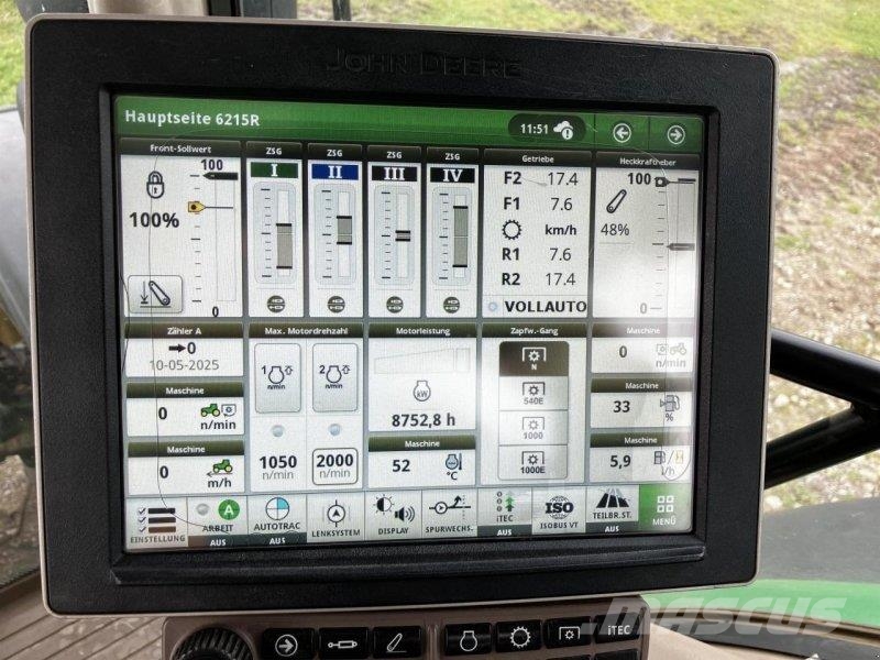 John Deere 6215R Tratores Agrícolas usados
