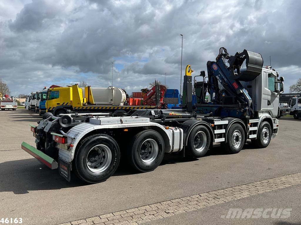 Scania R 480 10x4 Retarder HMF 16 Tonmeter Z-kraan Camiones elevadores de gancho