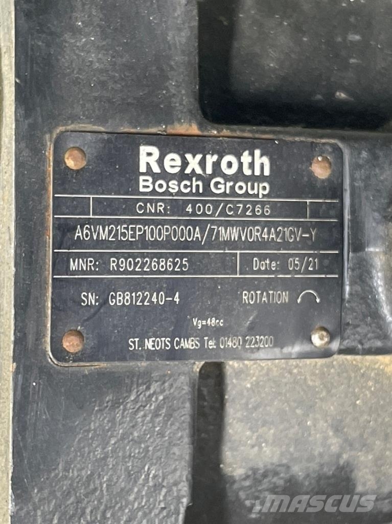 JCB 400/C7266-Rexroth A6VM215EP-Drive motor/Fahrmotor Hydraulics