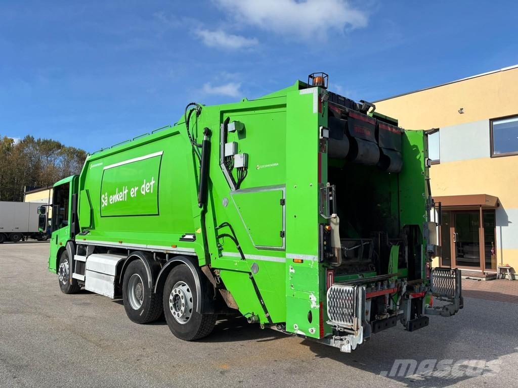 Mercedes-Benz ECONIC 2630 NGT 6x2*4 EURO6 + GEESINKNOBRA PRESS ! Atkritumu izvešanas transports