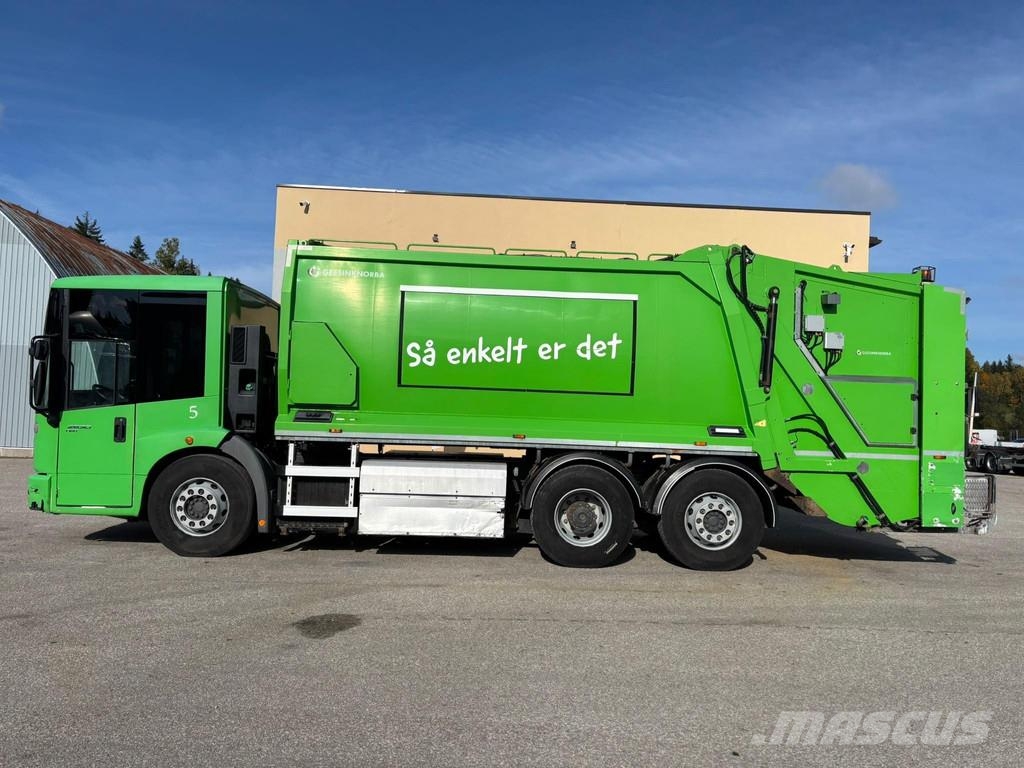 Mercedes-Benz ECONIC 2630 NGT 6x2*4 EURO6 + GEESINKNOBRA PRESS ! Atkritumu izvešanas transports