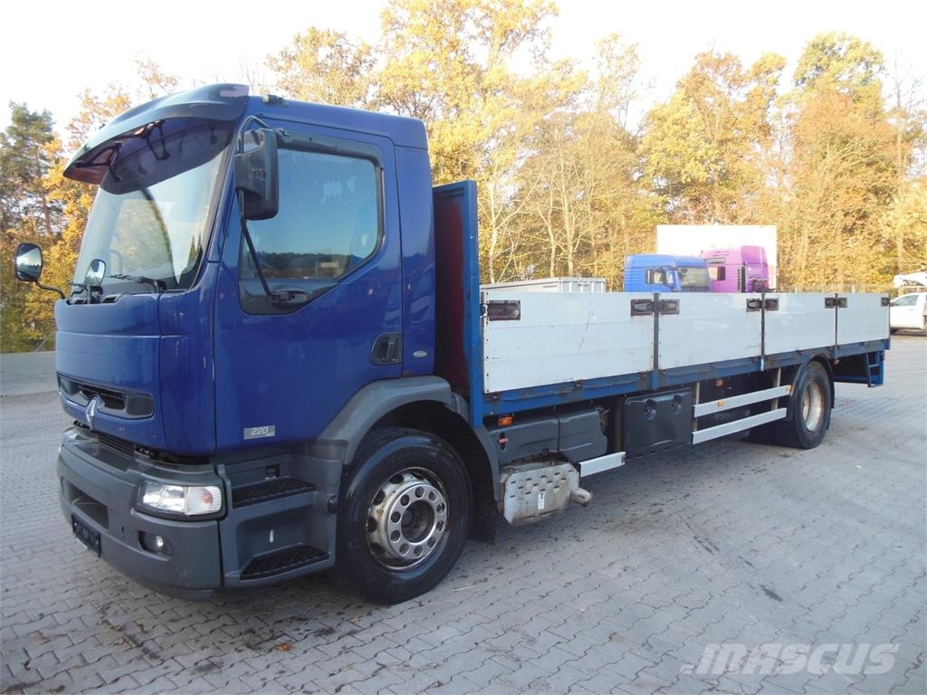 Renault Premium 220.19 DCi, Manuál, Valník 7,5m Kamioni sa otvorenim sandukom