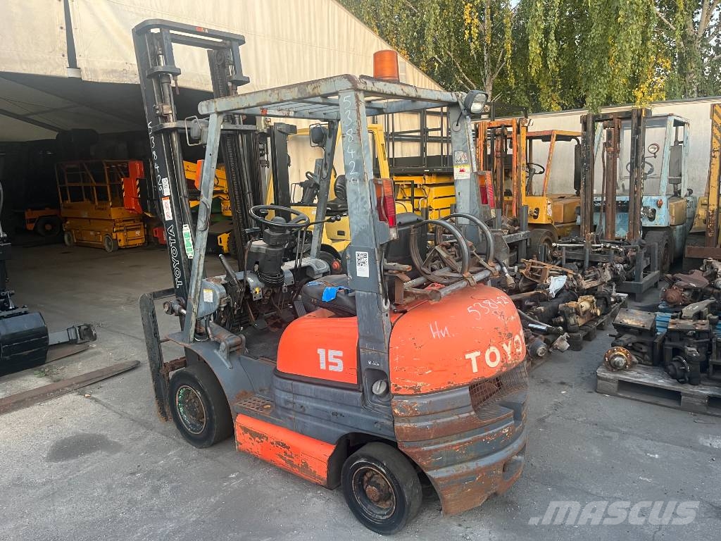 Toyota 6 FG 15 V-4028 OB LPG (dujiniai) krautuvai