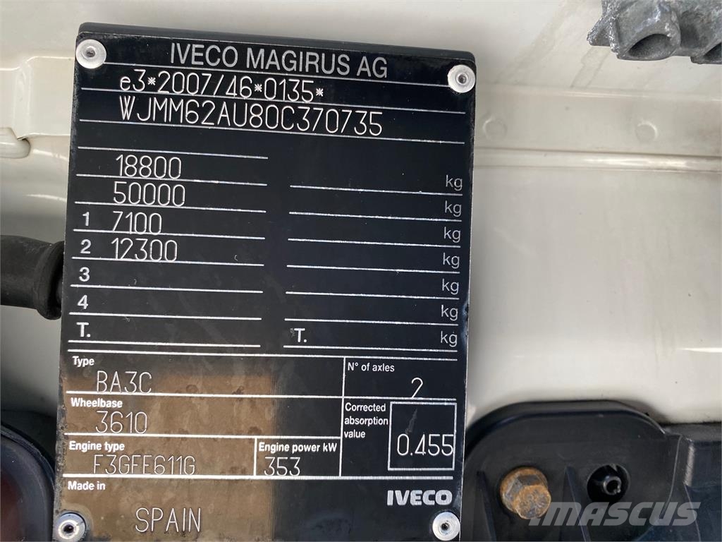 Iveco Stralis VIN 735 Ťahače