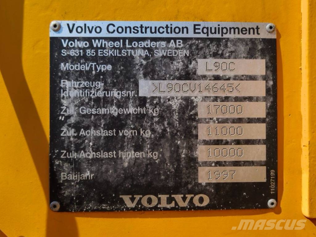 Volvo L90C Læssemaskiner på hjul