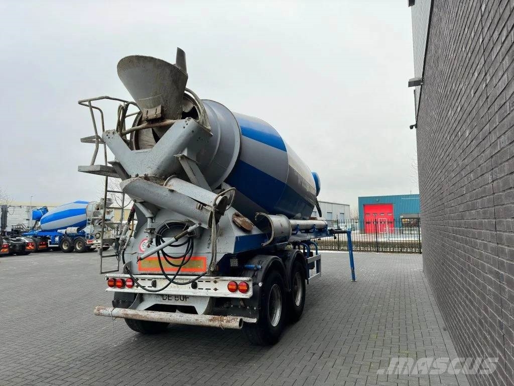 De Buf 2-ASSIGE 10M3 CONCRETE MIXER/MISCHER/MIXER Інші напівпричепи