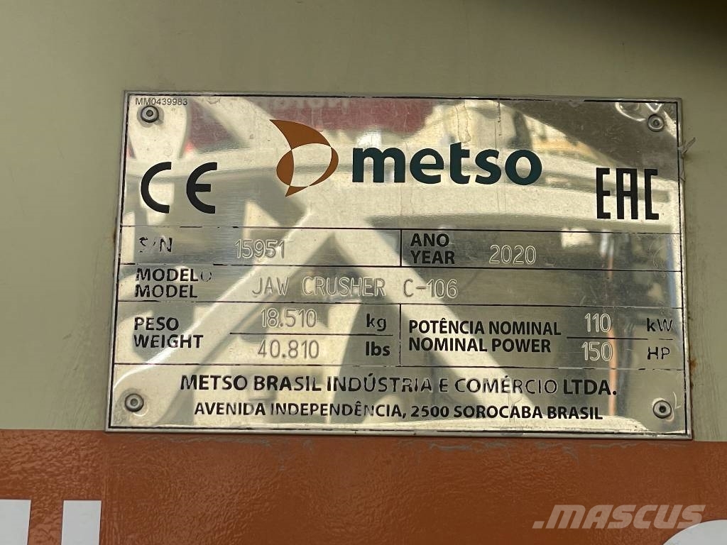 Metso C 106 Μονάδες χαλικιού