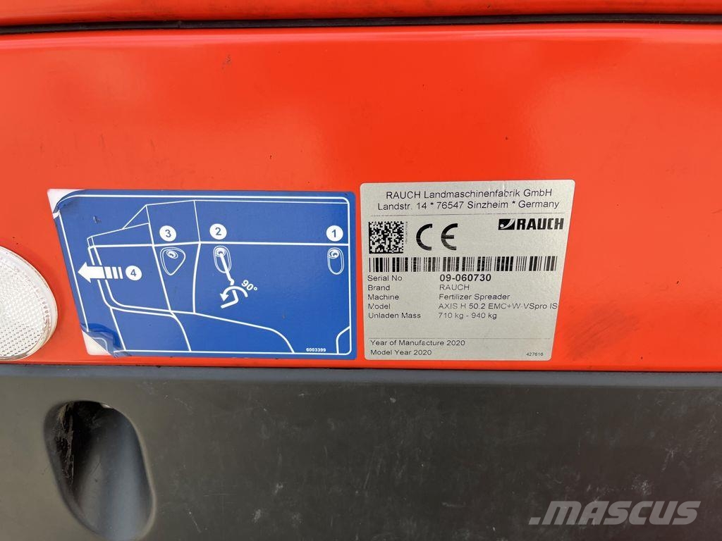 Rauch Axis H50.2 EMC+W VSpro IS ماكينات وملحقات تسميد أخرى