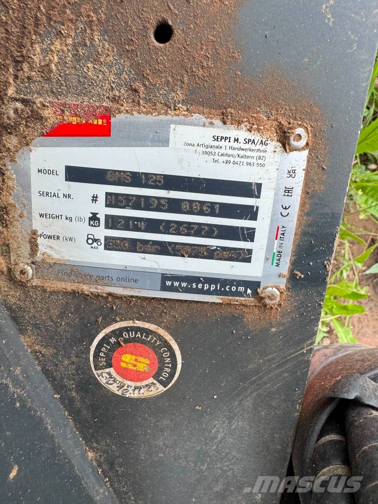 Seppi BMS 125 Trituradoras forestales