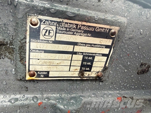 ZF USED AXLES AP-B 755 X2 + TRANSMISSSION محور العجلة