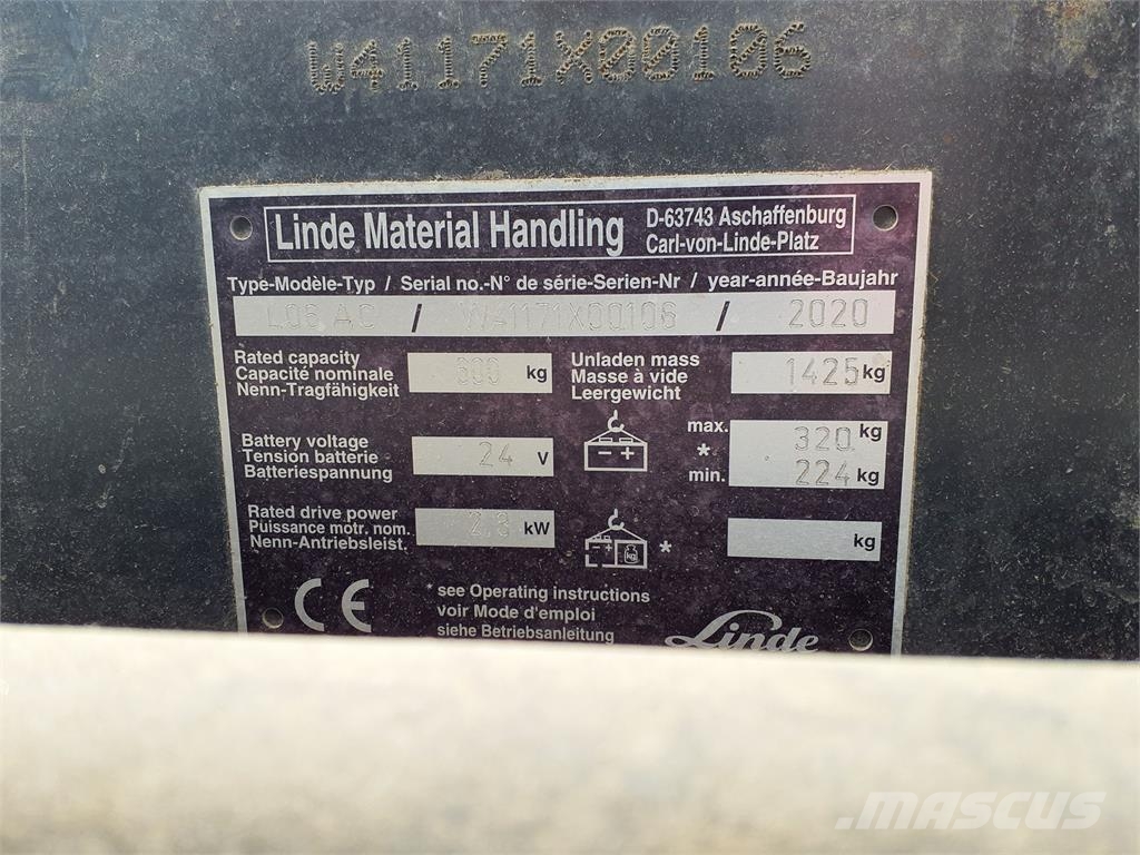 Linde L06AC Ajettavat pinoamisvaunut