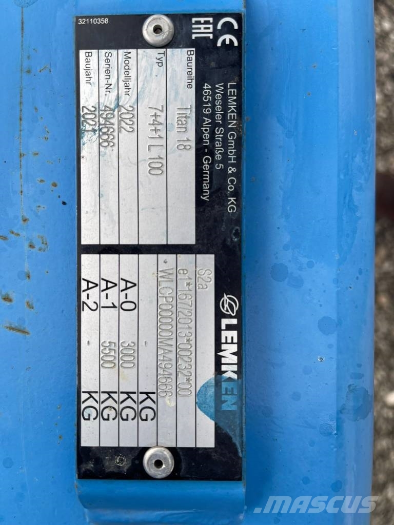 Lemken Titan 18 农业机械-其他