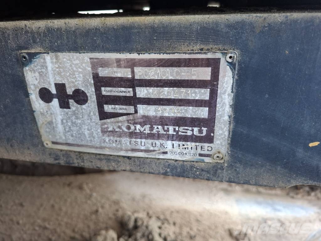 Komatsu PC 210-5 Escavadoras de rastos