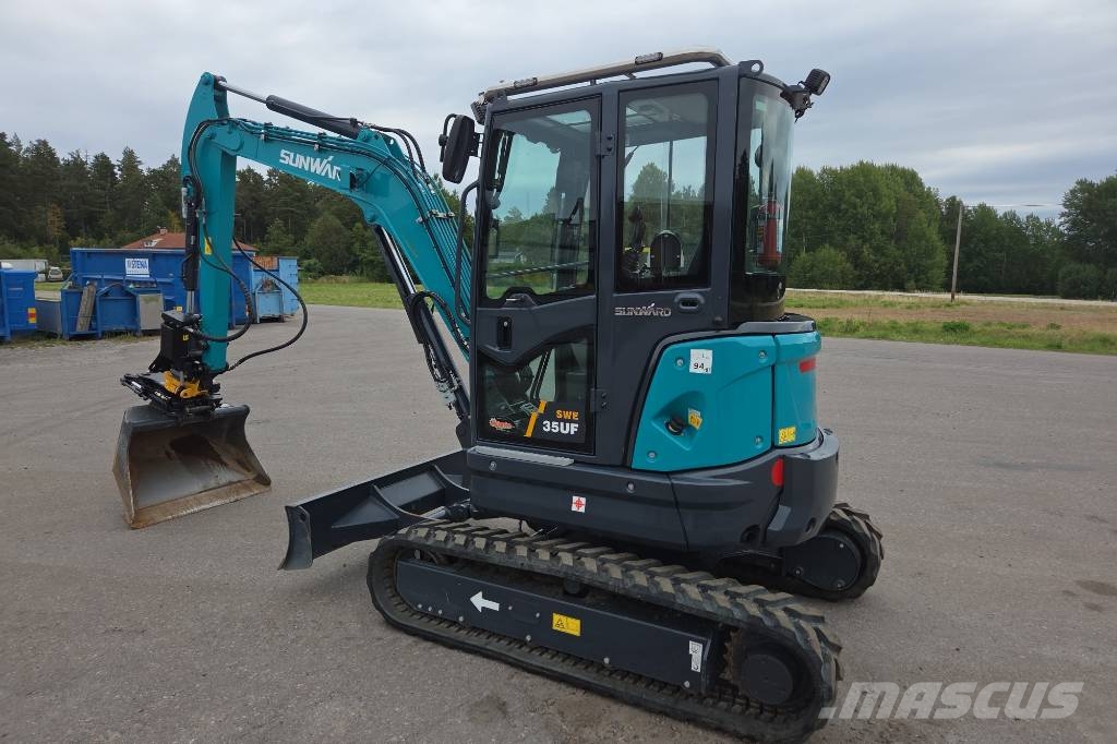 Sunward SWE 35UF Minigrävare med tiltrotator och grip Minigrävare < 7t