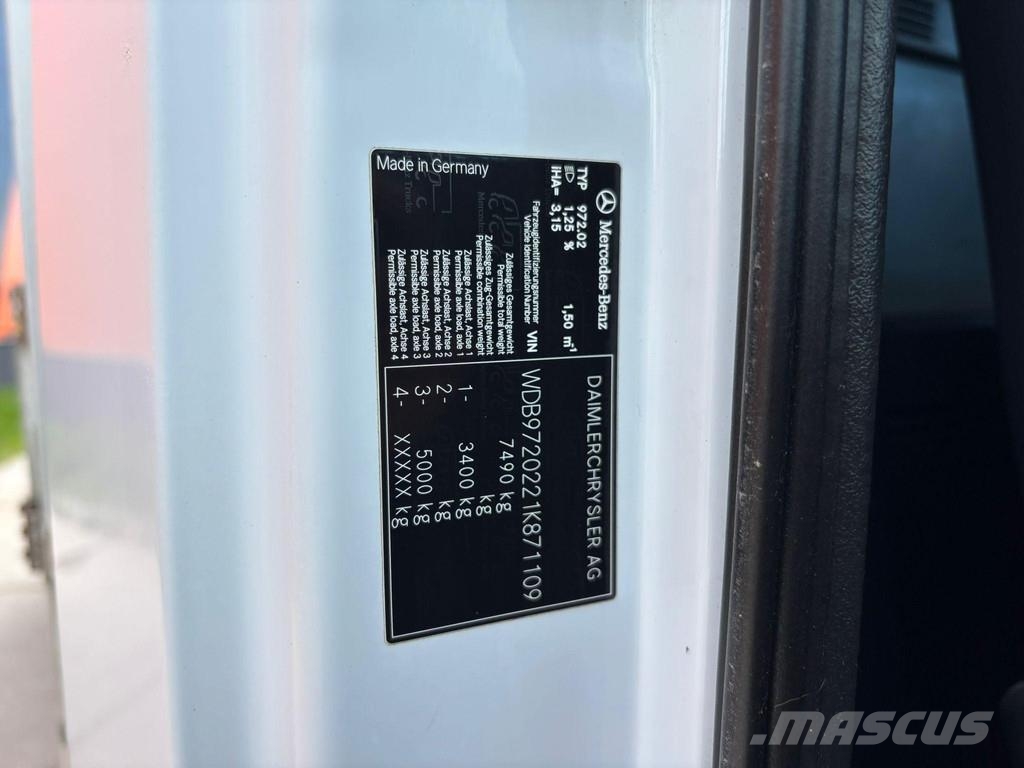 Mercedes-Benz Atego 818 4x2 PK 2900 / BOX L=3823 Smagās mašīnas ar celtni