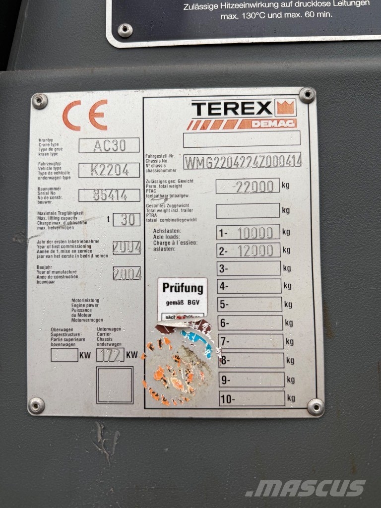 Demag AC 30 City Guindastes para terrenos acidentados