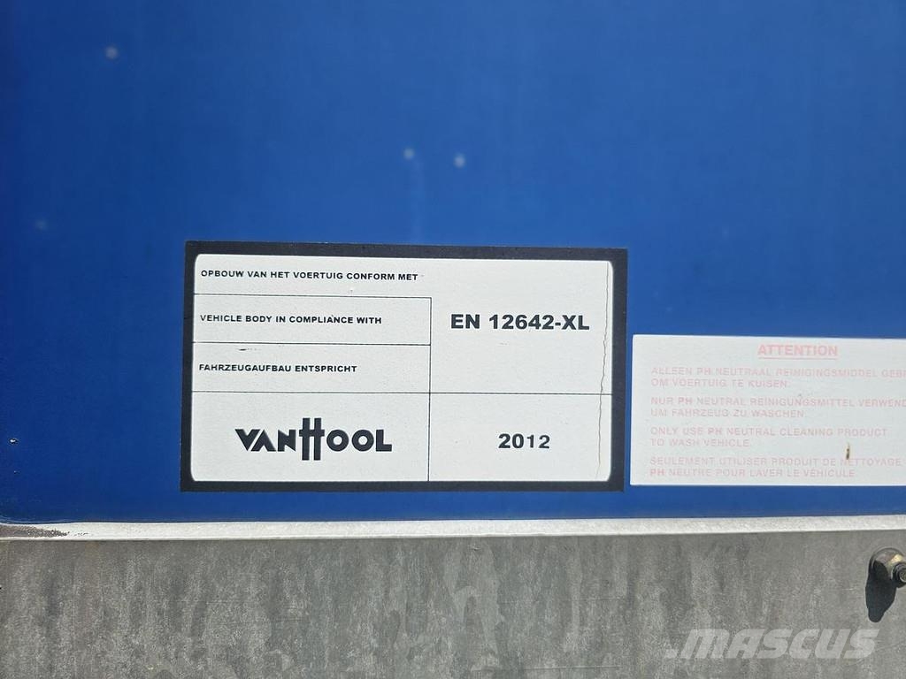 Van Hool A3C002 / ALU RIMS / PALLET BOX / GALVANIZED STEEL نصف مقطورات بباب جانبي