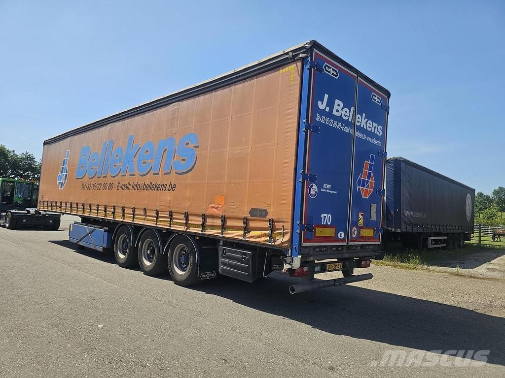 Van Hool A3C002 / ALU RIMS / PALLET BOX / GALVANIZED STEEL نصف مقطورات بباب جانبي