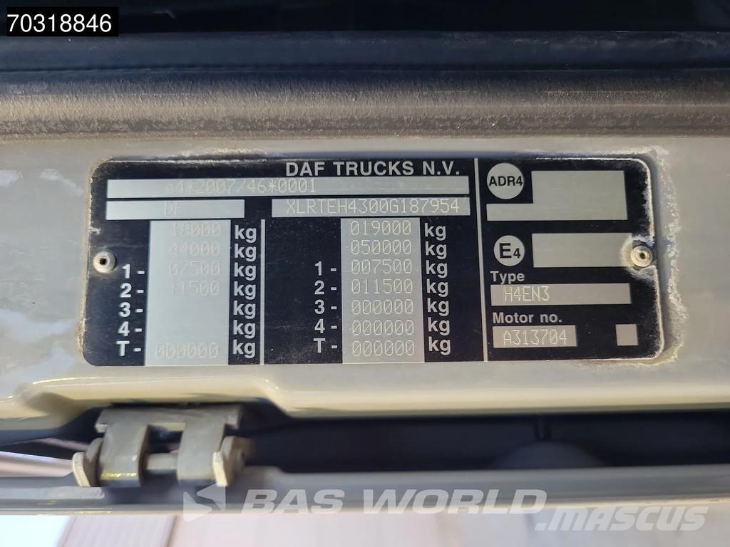 DAF XF 480 XF 4X2 NL-Truck APK SSC Mega Retarder ACC Çekiciler