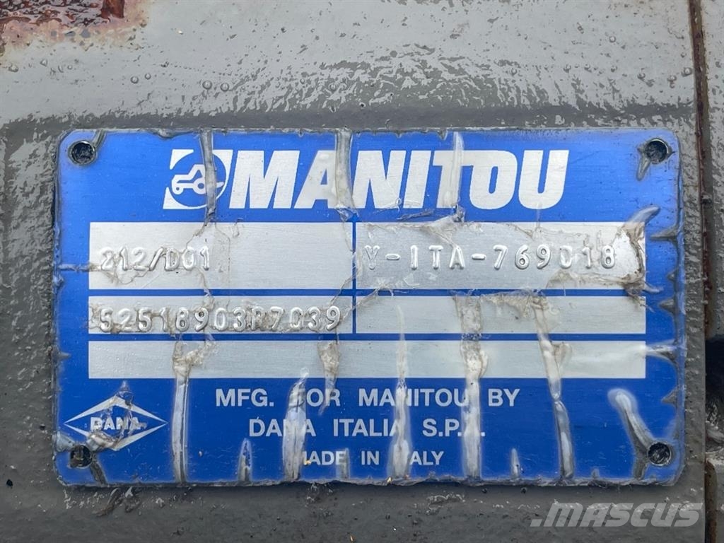 Manitou 52518903-Dana Spicer 212/D01-Axle/Achse/As محور العجلة
