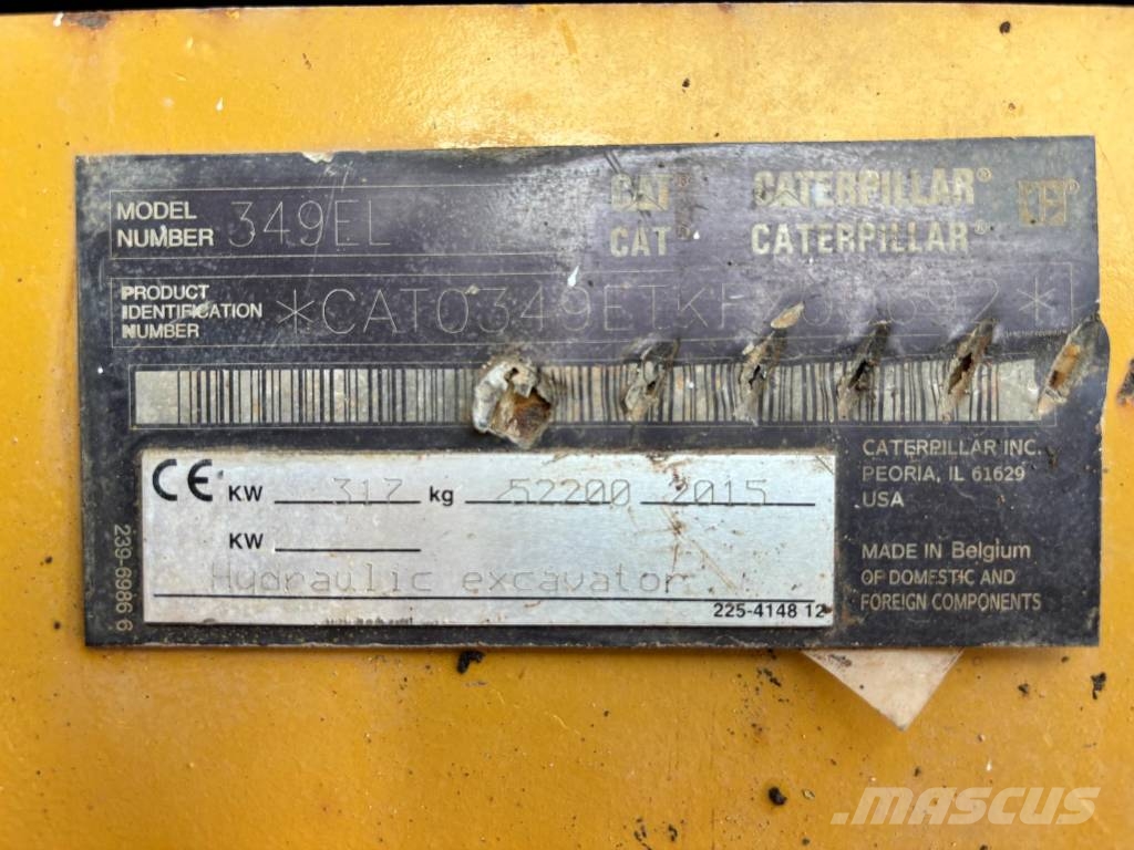 CAT 349 EL Crawler excavators