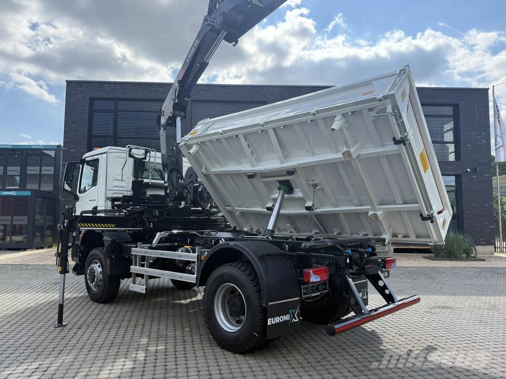 MAN TGM 18.320 TGM 18.320 4x2 BB EuromixMTP HIAB 138-3 Camiones bañeras basculantes o volquetes
