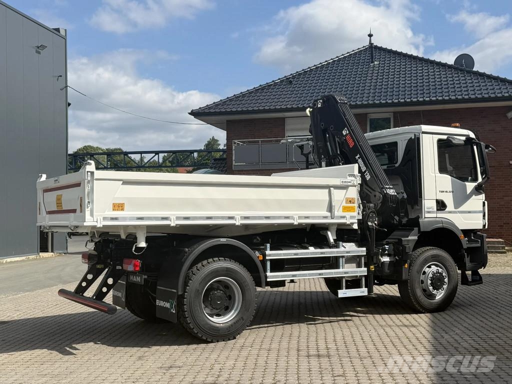 MAN TGM 18.320 TGM 18.320 4x2 BB EuromixMTP HIAB 138-3 Camiones bañeras basculantes o volquetes