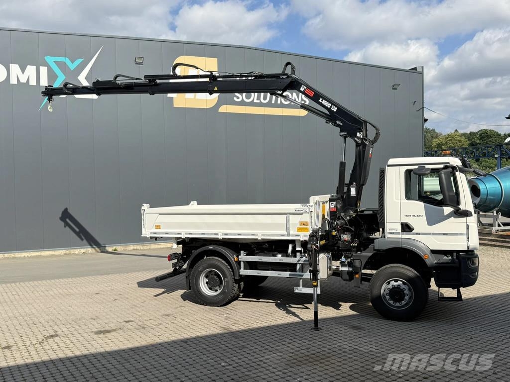MAN TGM 18.320 TGM 18.320 4x2 BB EuromixMTP HIAB 138-3 Camiones bañeras basculantes o volquetes
